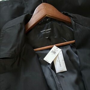 Banana Republic Women's Black Trench Coat